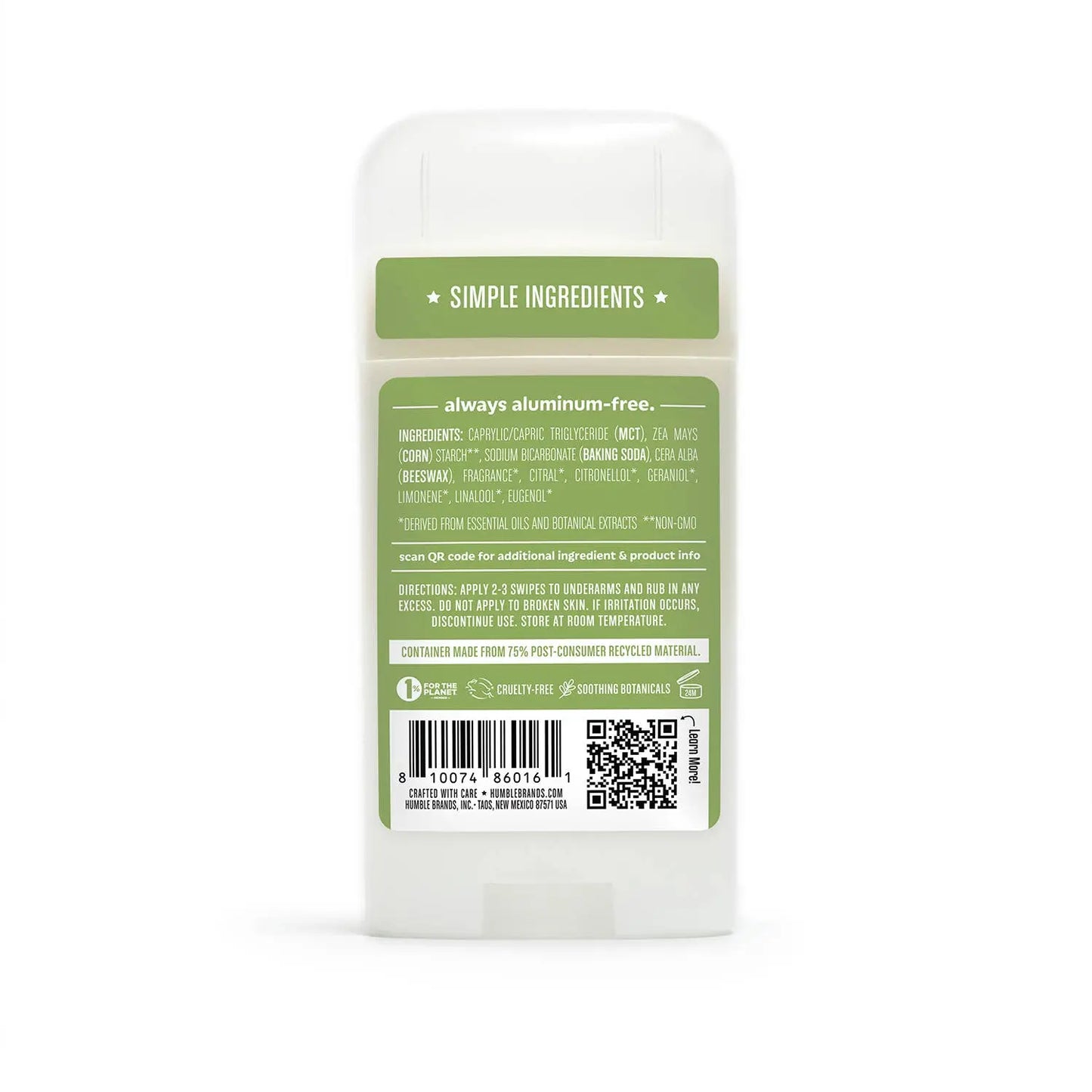 Lemongrass & Sage Original Deodorant Humble Brands, Inc.