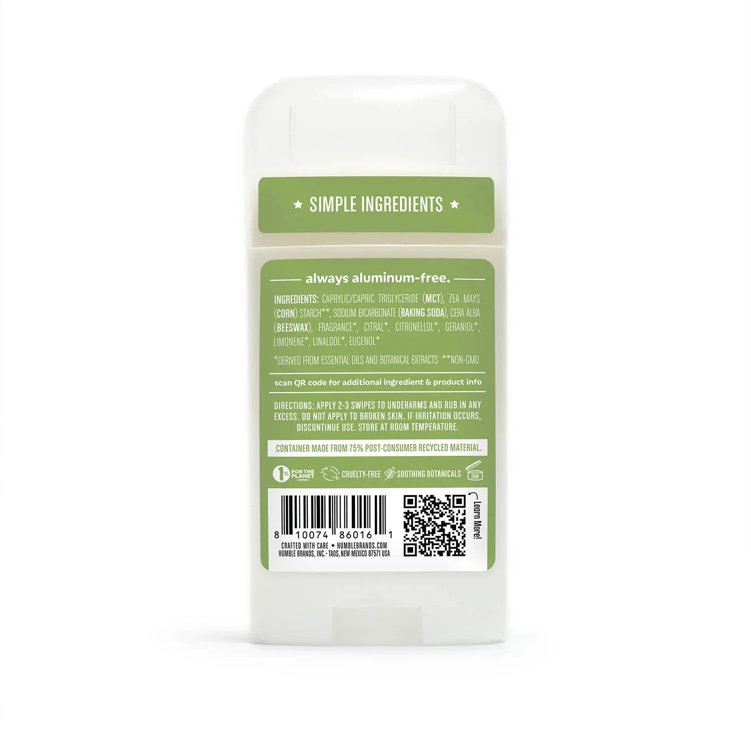 Lemongrass & Sage Original Deodorant Humble Brands, Inc.