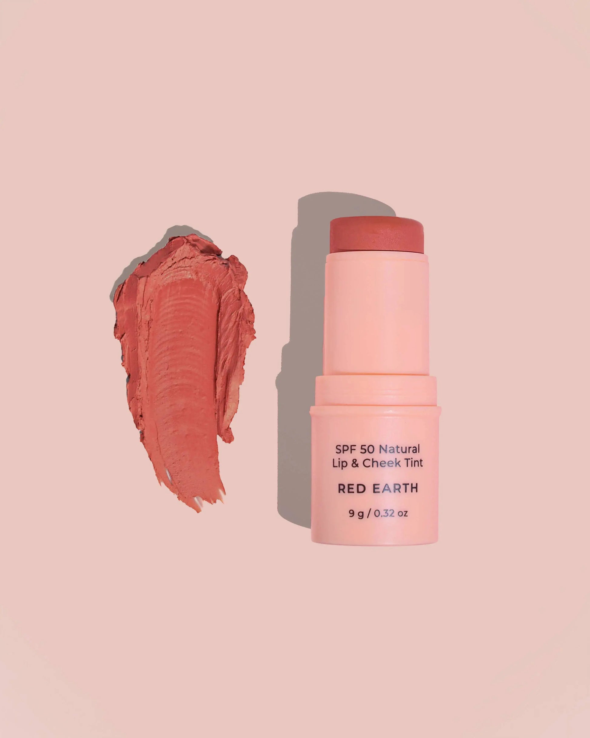 SPF 50 Natural Lip & Cheek Tint - Red Earth Avocado Zinc