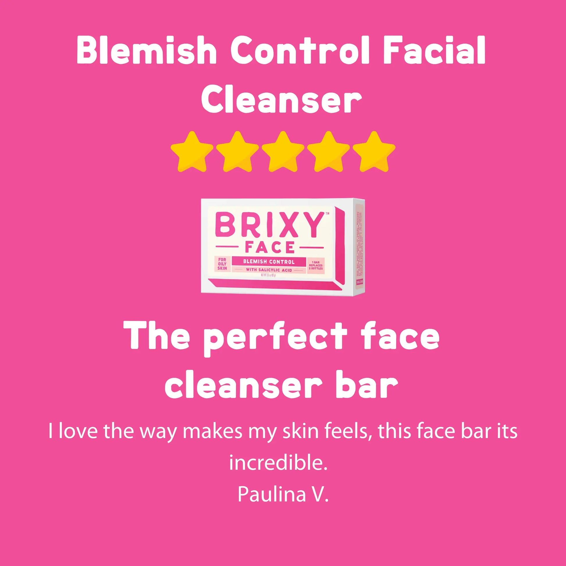 Gentle Blemish Control Facial Cleanser With Salicylic Acid BRIXY