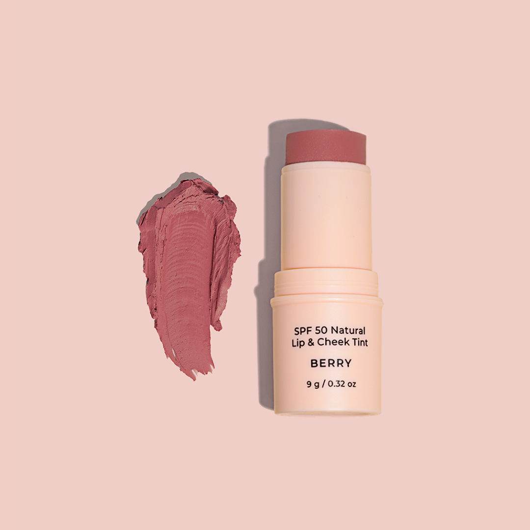 Avocado Zinc SPF 50 Natural Lip & Cheek Tint with Broad Spectrum Sun Protection
