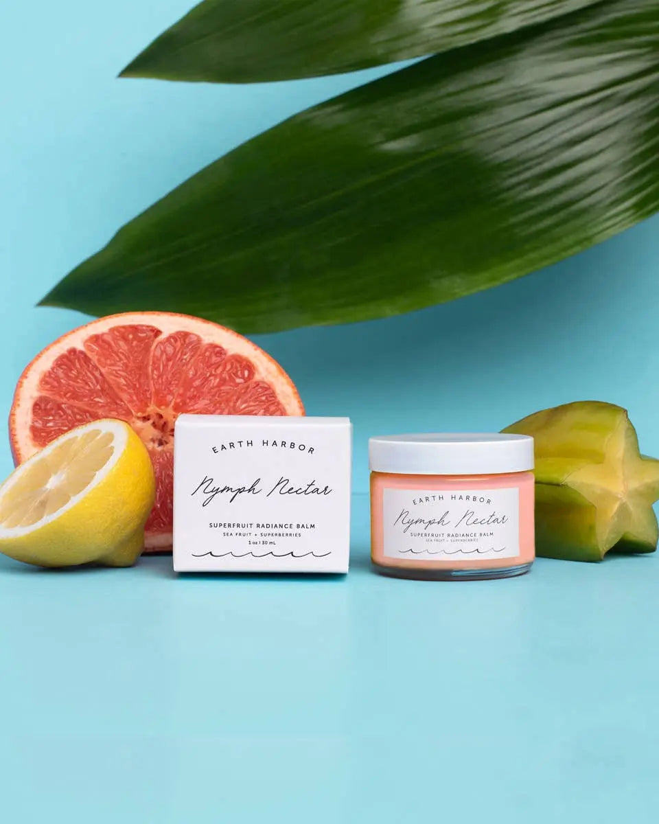 NYMPH NECTAR Superfruit Radiance Balm: Vitamins + Amino Acid: 1 oz Earth Harbor Naturals