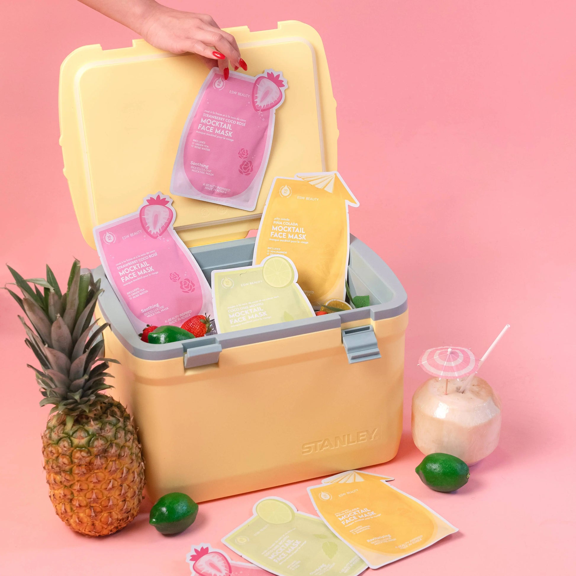 Mocktail Biocellulose Face Mask Set ESW Beauty