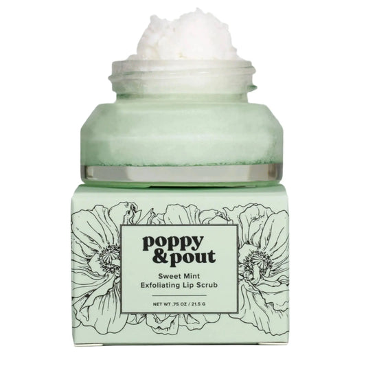 Lip Scrub, Sweet Mint Poppy & Pout