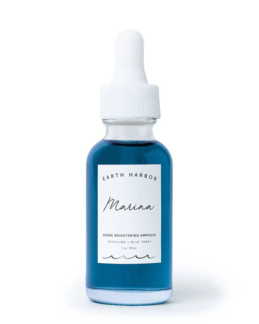MARINA Biome Brightening Concentrate: Blue Tansy + Squalane : 1 oz Earth Harbor Naturals