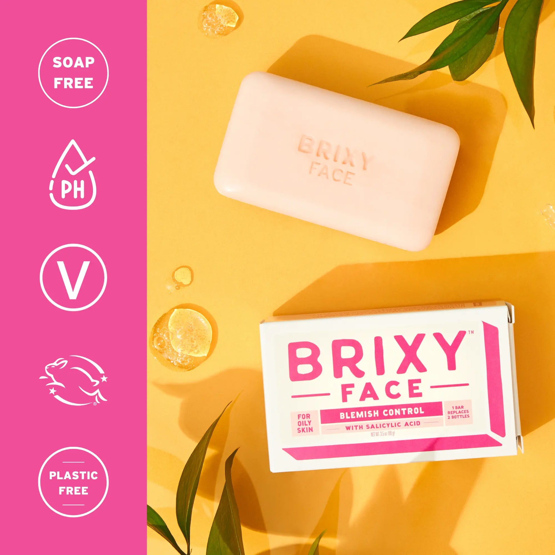 Gentle Blemish Control Facial Cleanser With Salicylic Acid BRIXY