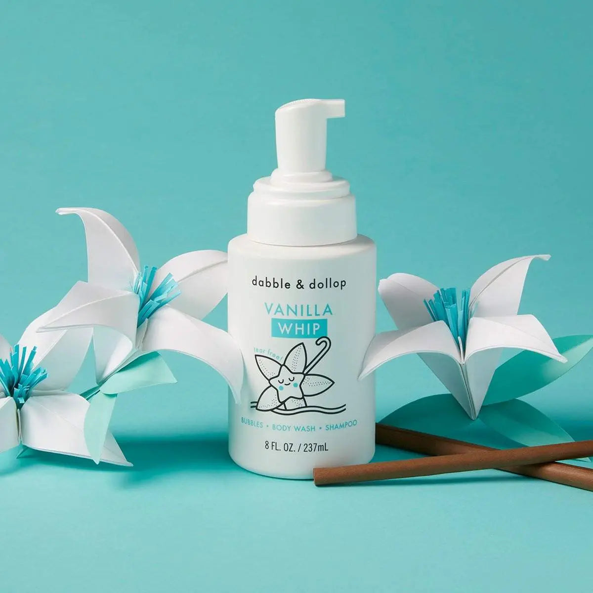 All-Natural Vanilla Foaming Shampoo & Body Whip Dabble & Dollop