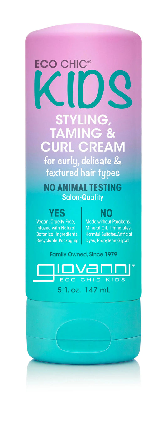 Eco Chic® KIDS Styling Taming & Curl Cream 5oz Giovanni Cosmetics