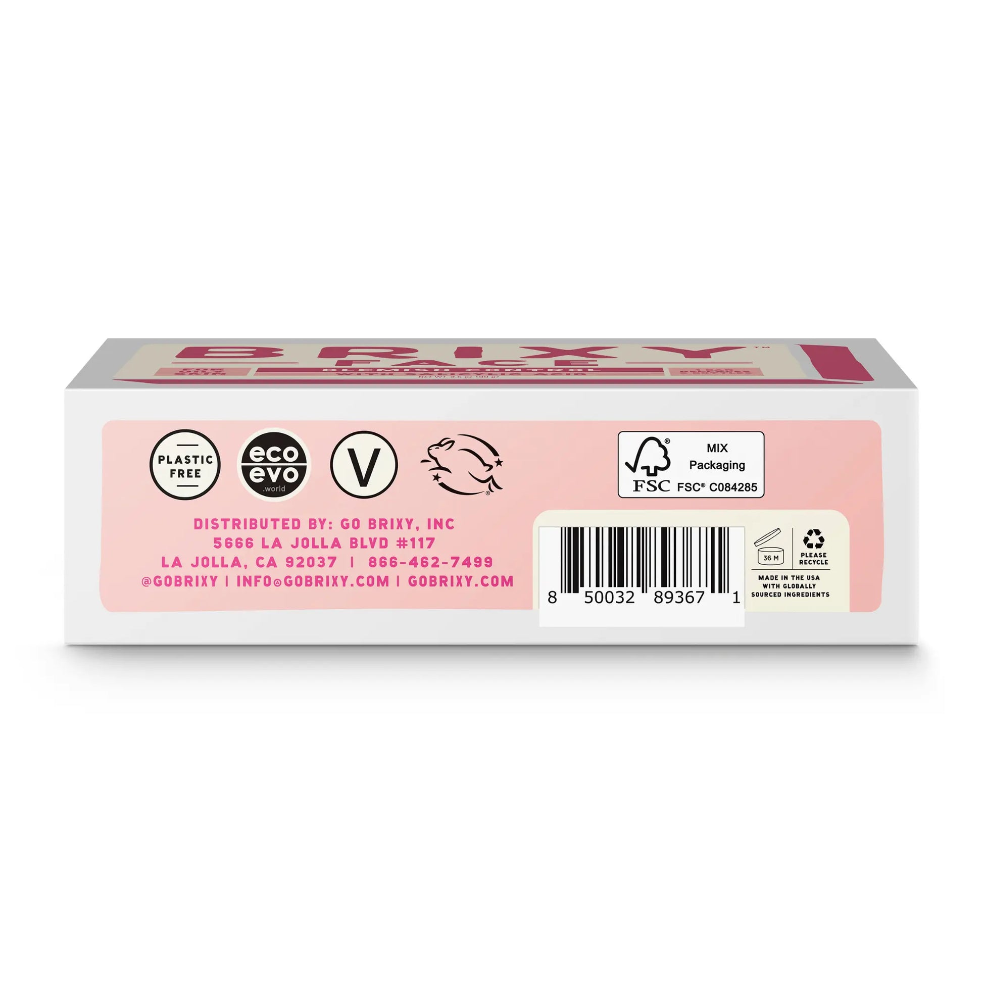 Gentle Blemish Control Facial Cleanser With Salicylic Acid BRIXY