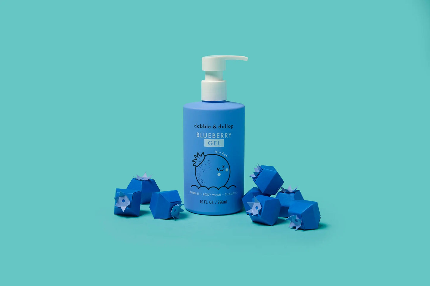 All-Natural Blueberry Shampoo, Body Wash & Bubbles Dabble & Dollop
