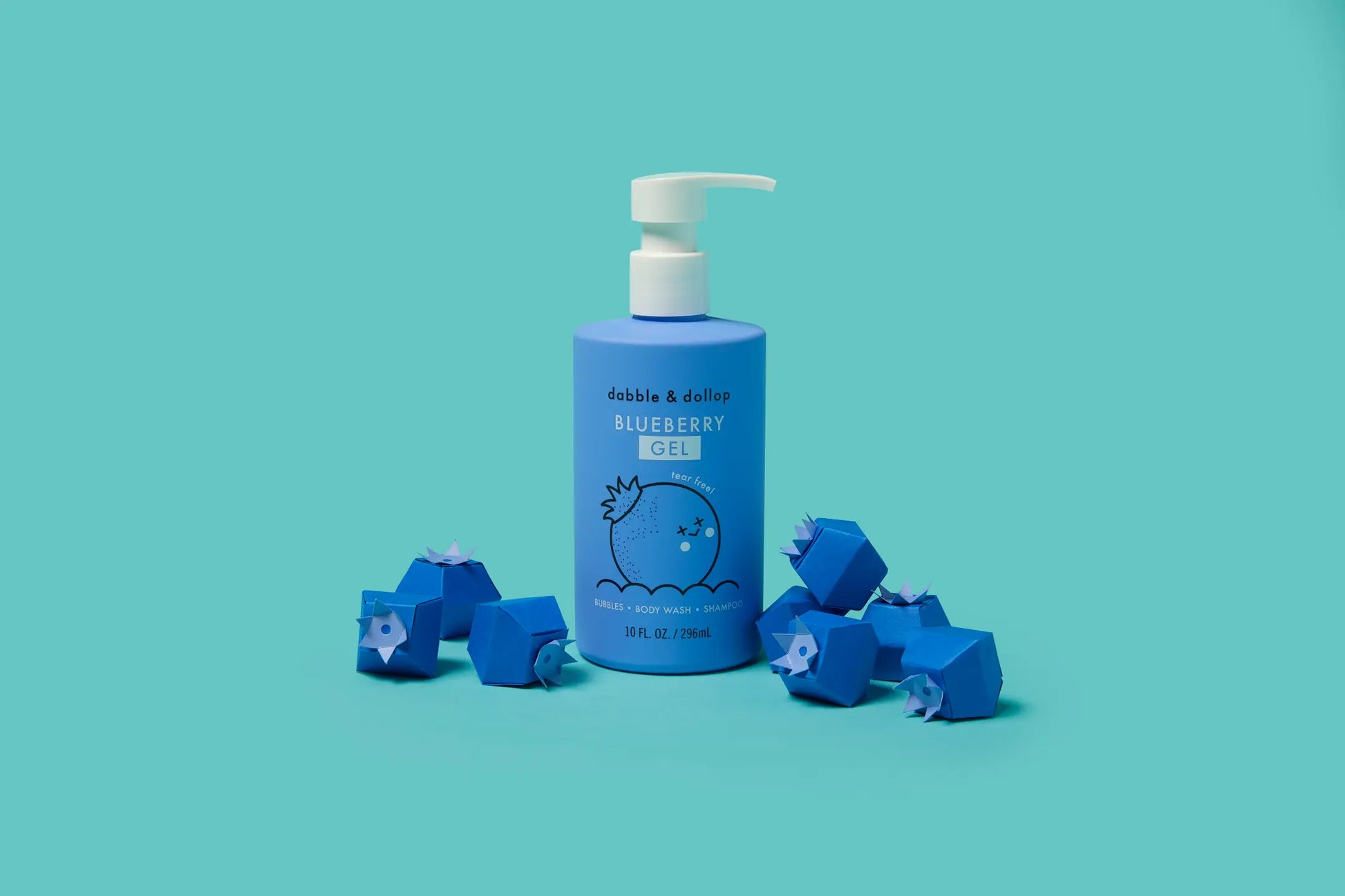 All-Natural Blueberry Shampoo, Body Wash & Bubbles Dabble & Dollop