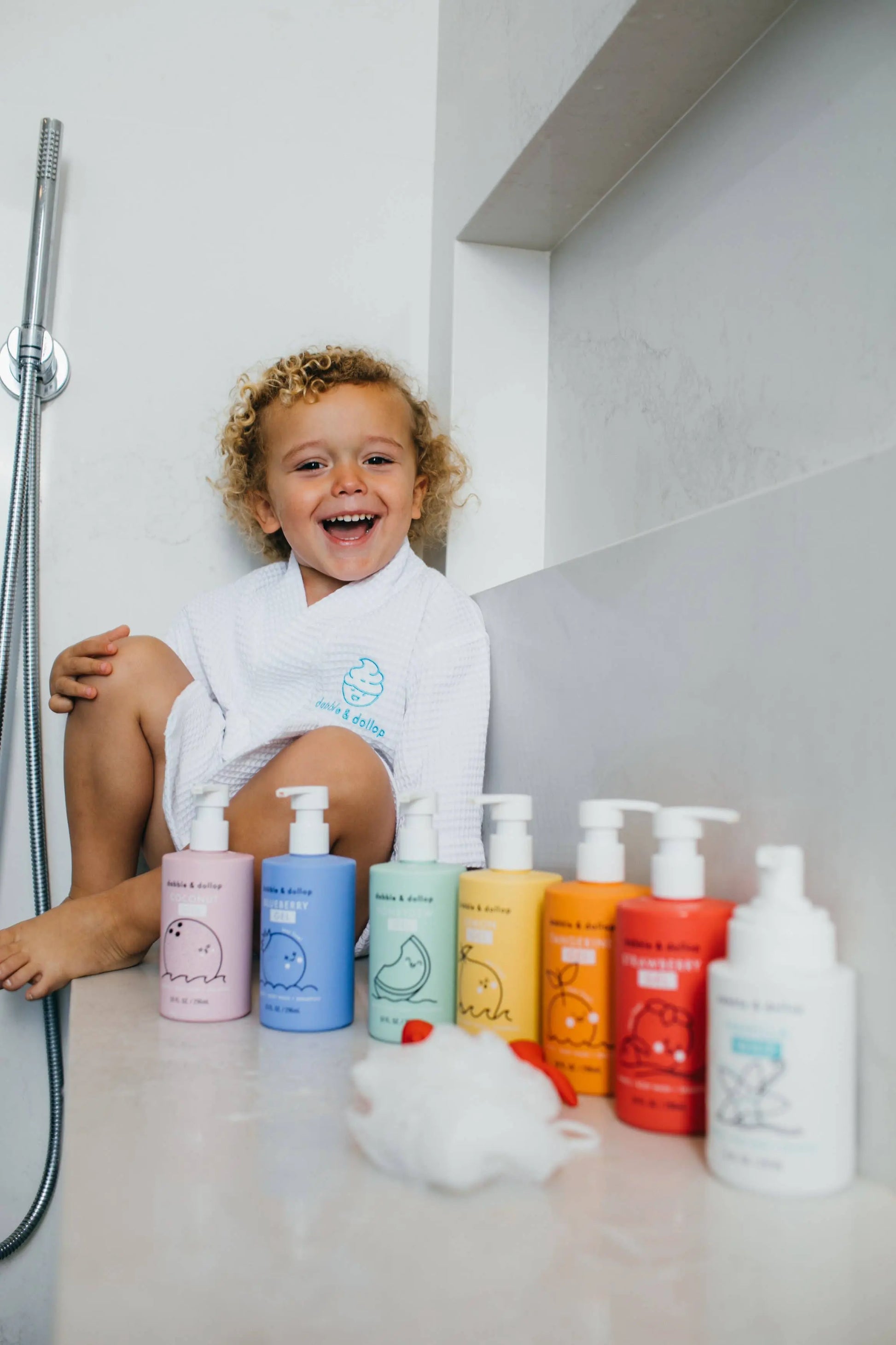 All-Natural Blueberry Shampoo, Body Wash & Bubbles Dabble & Dollop