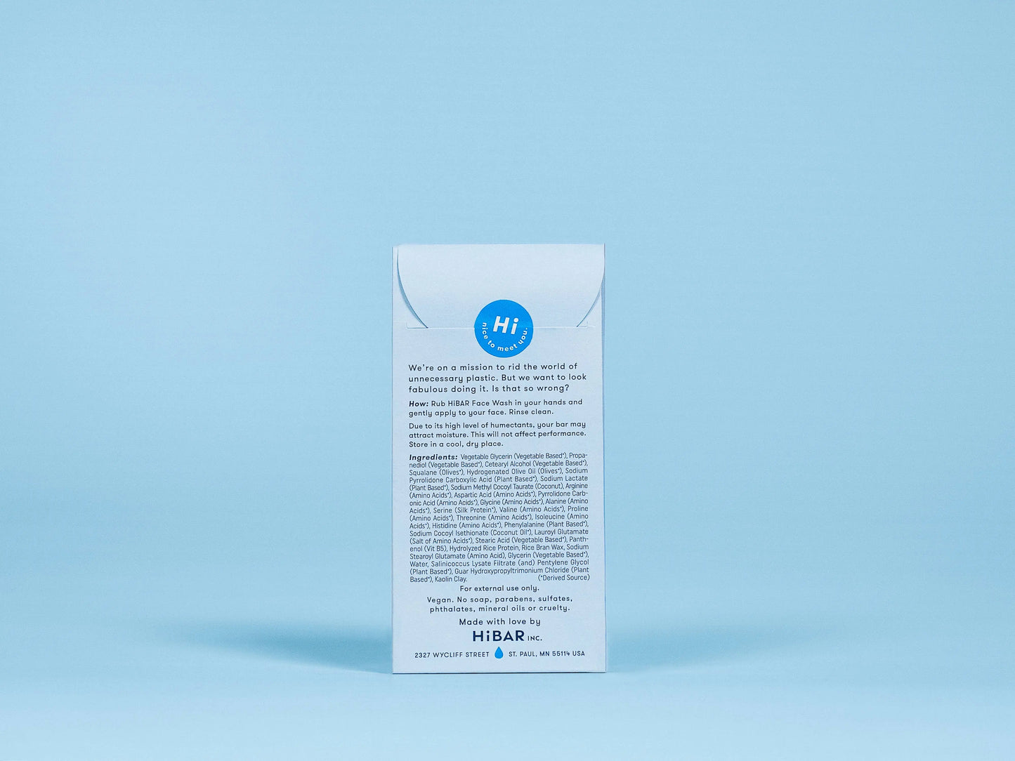HiBAR Face Wash Hydrate HiBAR