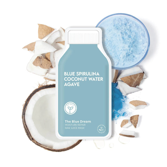 The Blue Dream Moisture Repair Raw Juice Mask: With Peg Hole ESW Beauty