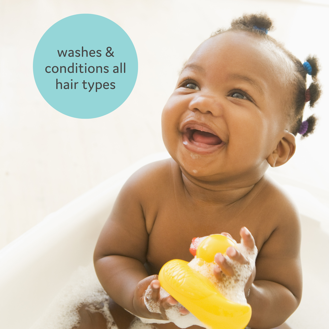 3-in-1 Baby Shampoo Cleanses, Conditions & Detangles
