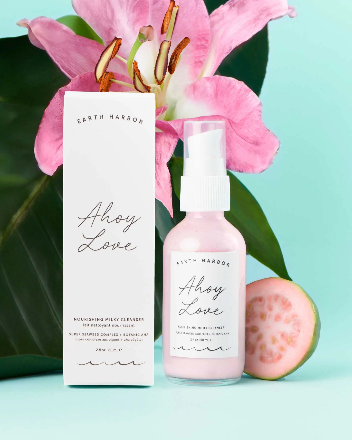 AHOY LOVE Nourishing Cleanser: Super Seaweed + Botanic AHAs Earth Harbor Naturals