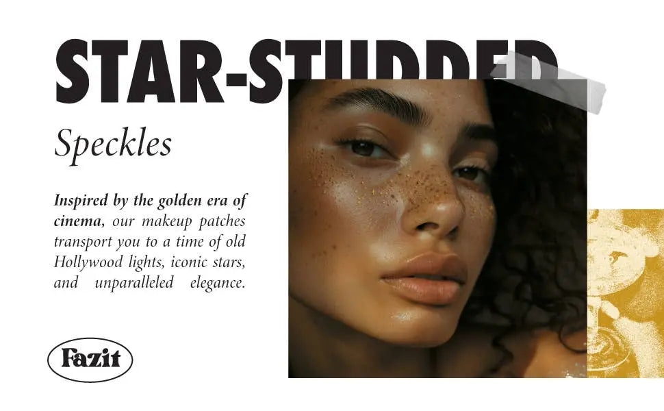 Gold Glitter Freckles — Makeup patches for every occasion: 6 Fazit