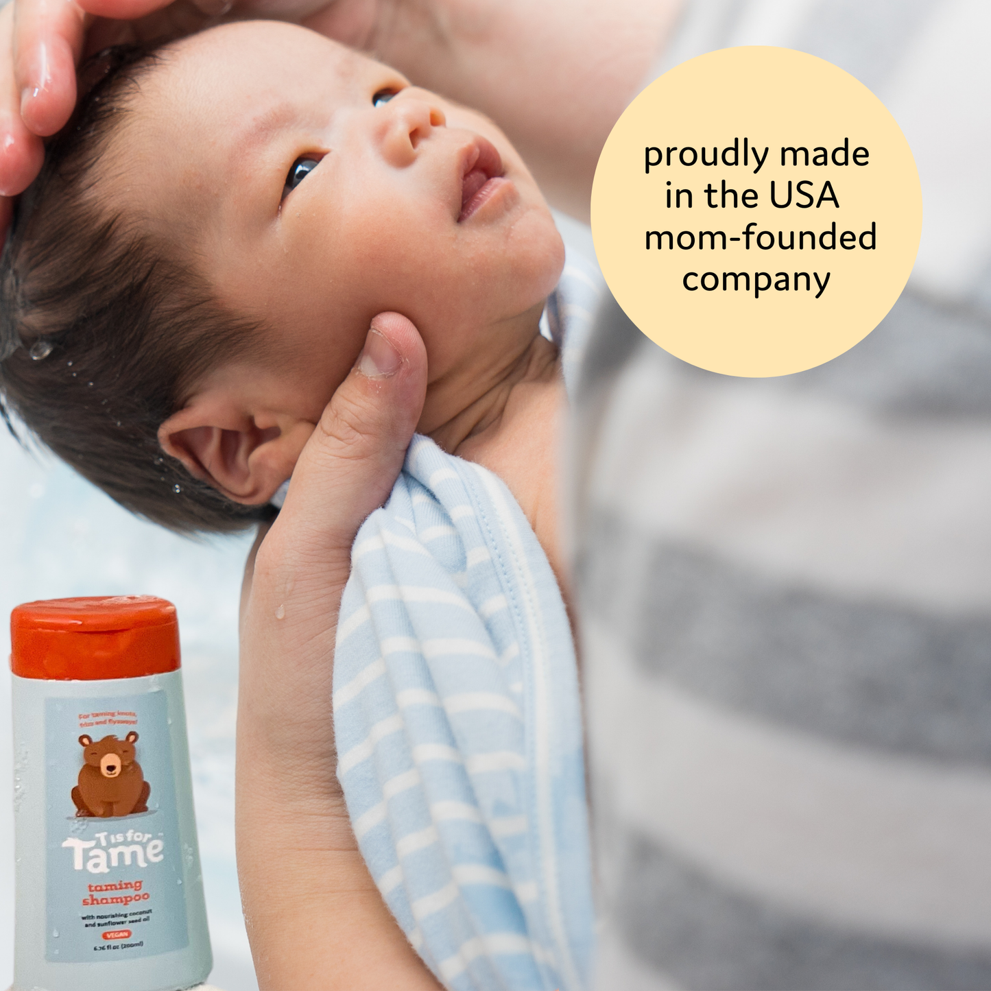 3-in-1 Baby Shampoo Cleanses, Conditions & Detangles