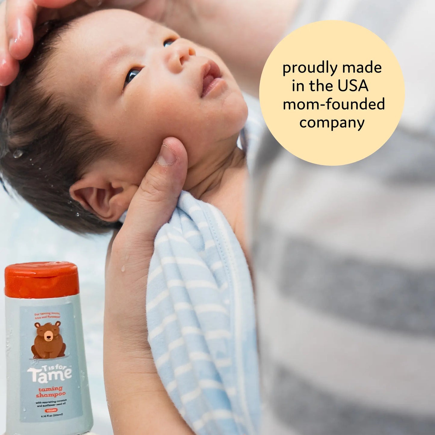 3-in-1 Baby Shampoo Cleanses, Conditions & Detangles T is for Tame