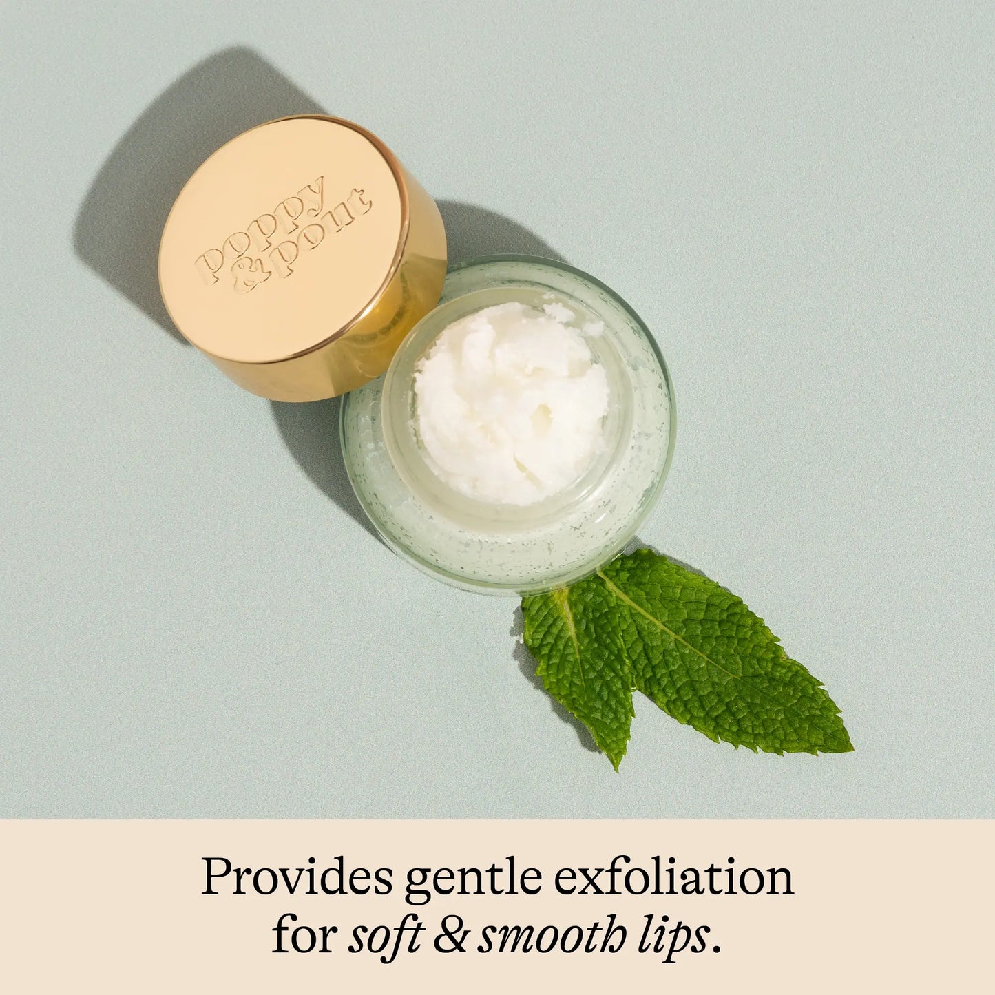 Lip Scrub, Sweet Mint Poppy & Pout