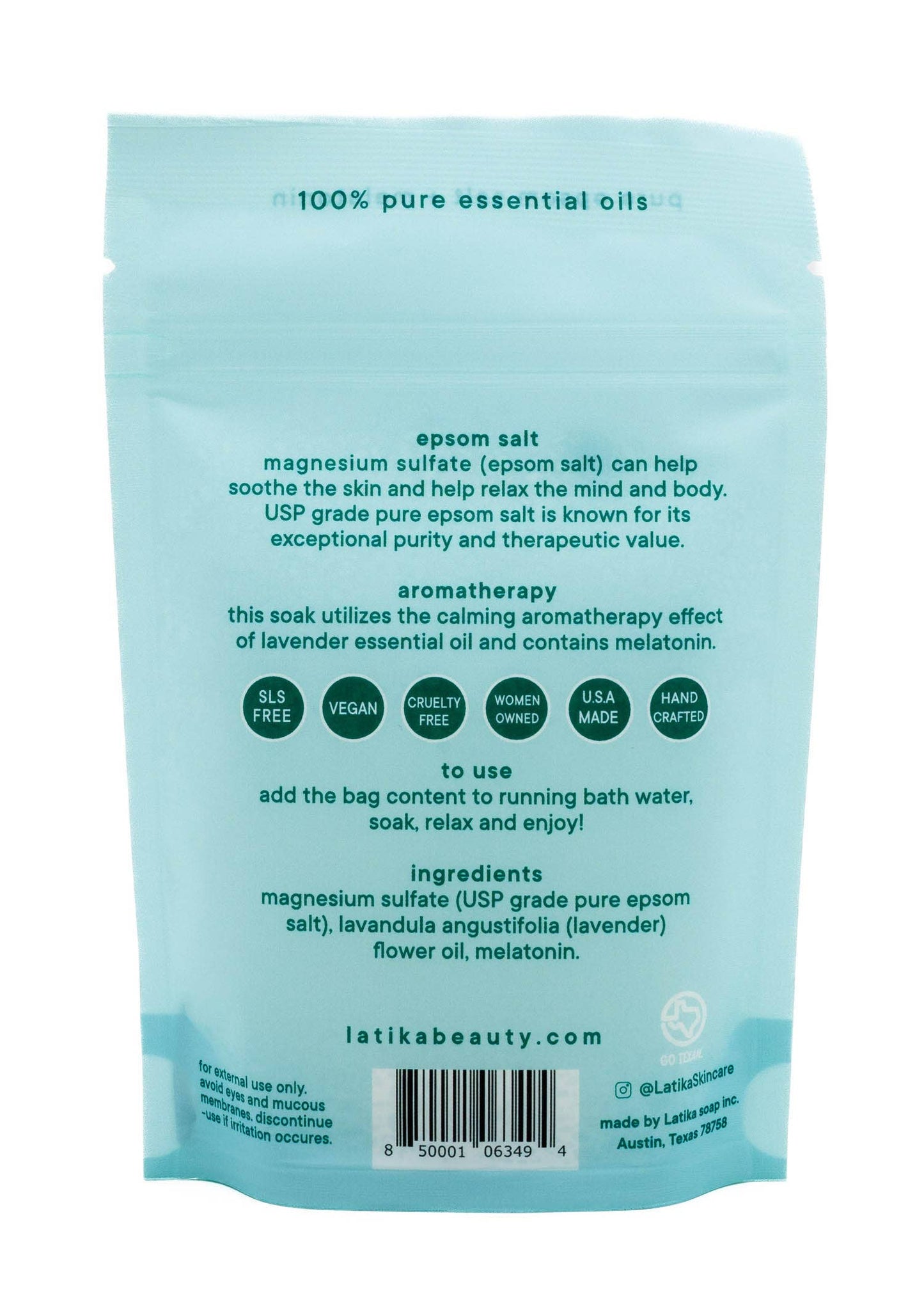 🌙Melatonin Bath Soak – Sleep Assist