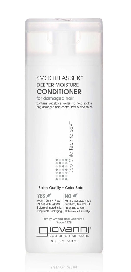 Smooth as Silk Deeper Moisturizing Conditioner - 8.5 oz. Giovanni Cosmetics