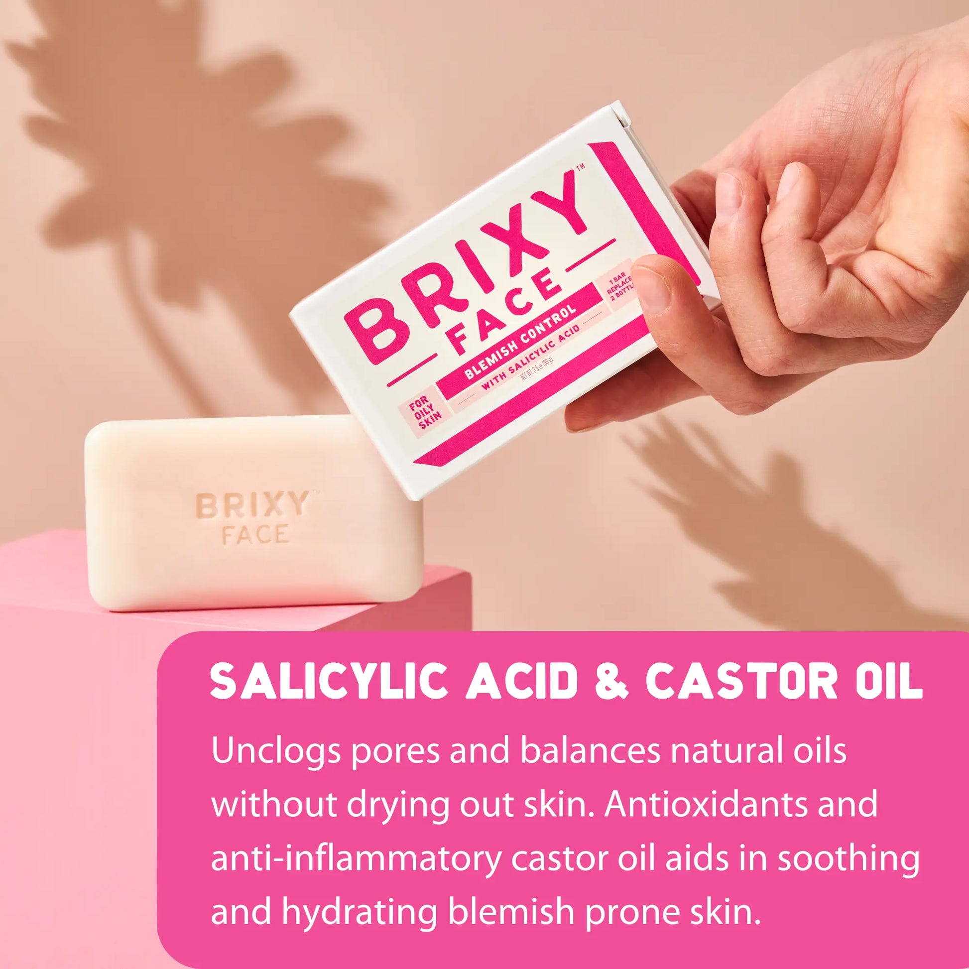 Gentle Blemish Control Facial Cleanser With Salicylic Acid BRIXY