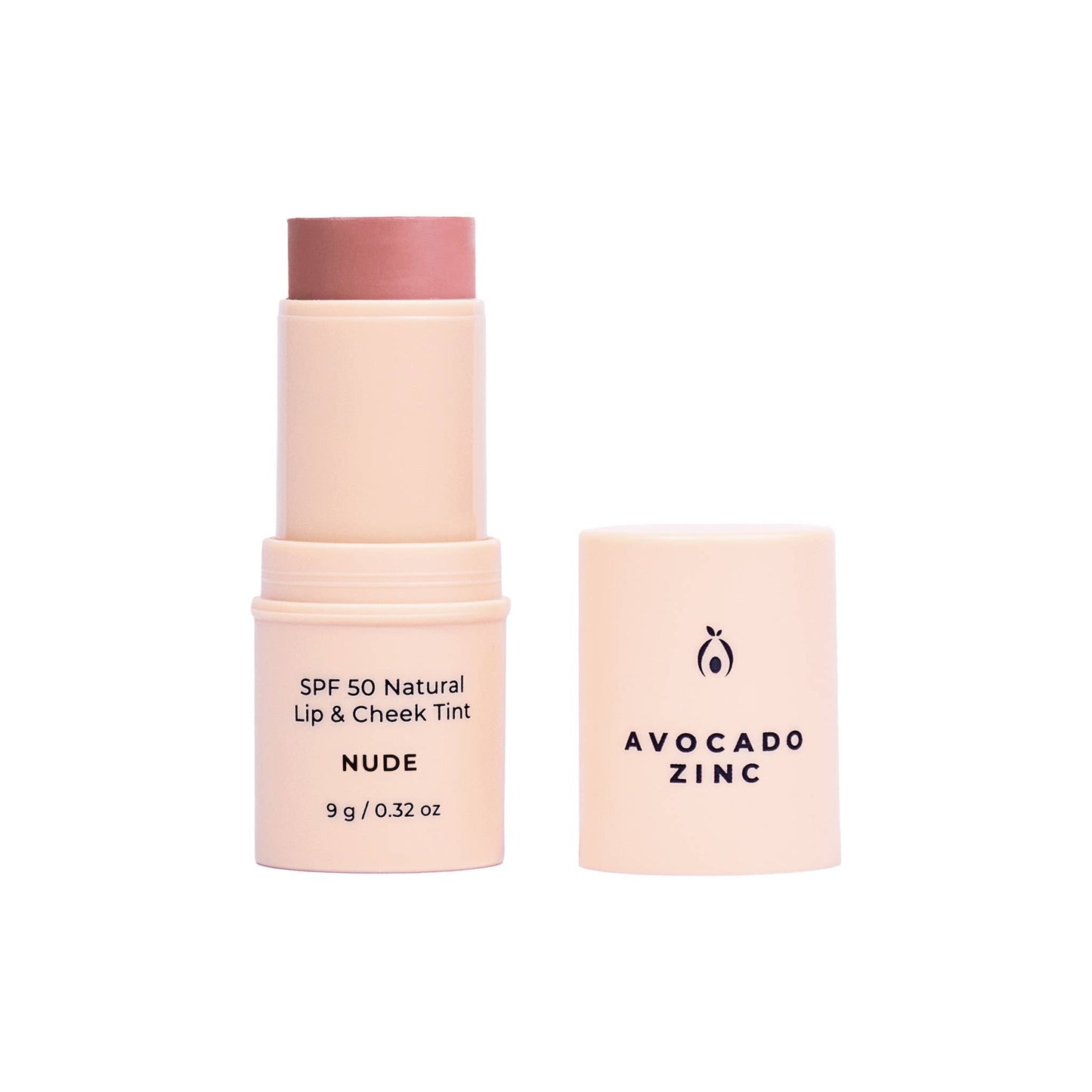 Avocado Zinc SPF 50 Natural Lip & Cheek Tint with Broad Spectrum Sun Protection
