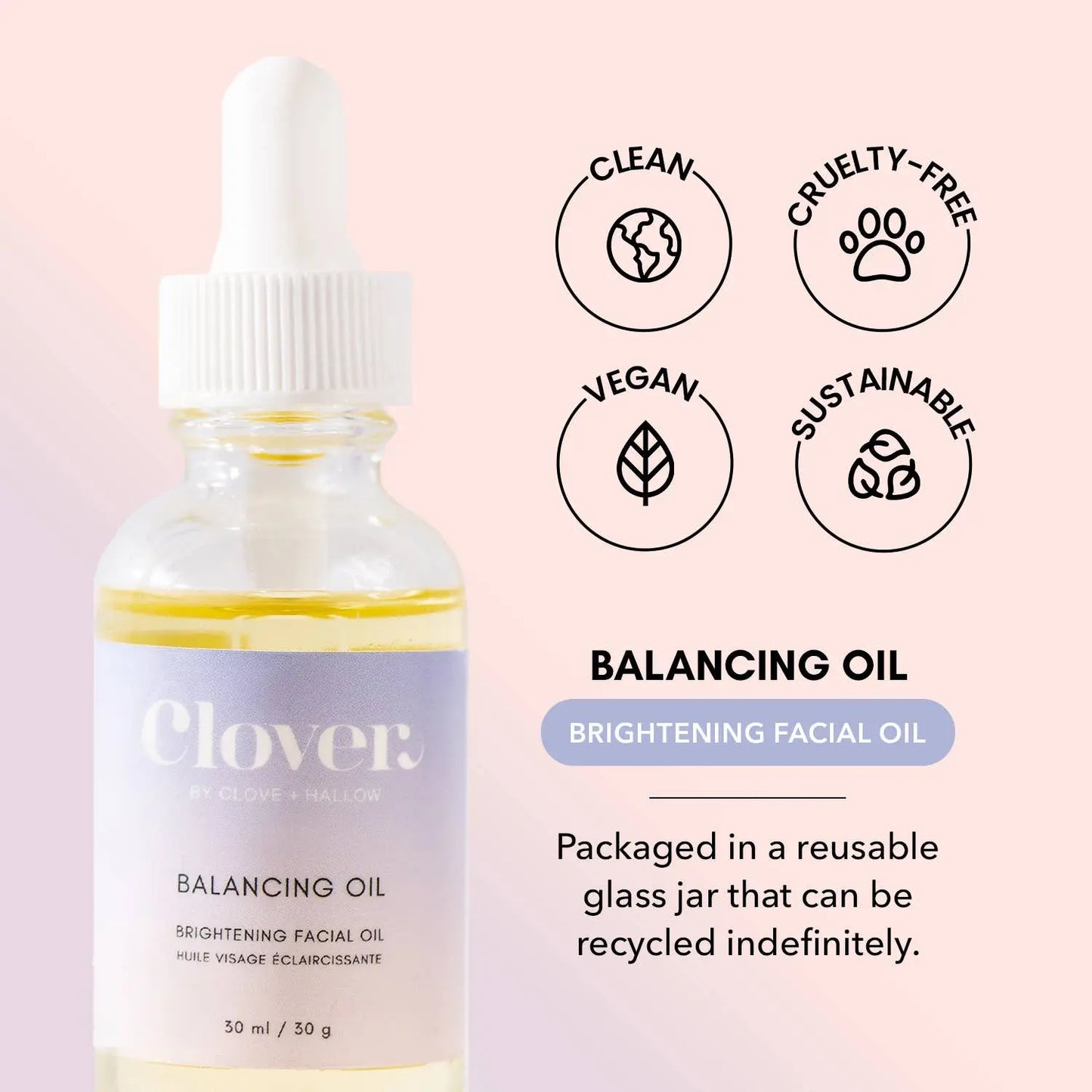 Balancing Oil Clover By Clove + Hallow