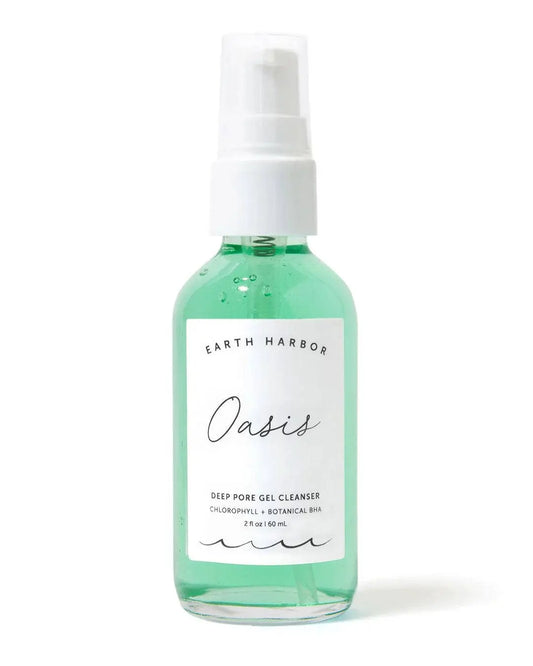OASIS Deep Pore Gel Cleanser: Chlorophyll + Botanical BHA Earth Harbor Naturals