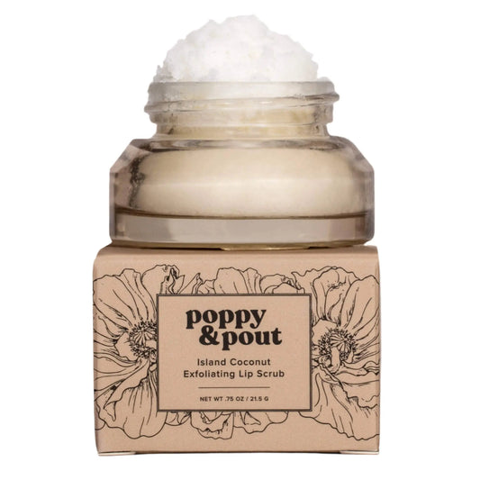 Lip Scrub, Island Coconut Poppy & Pout