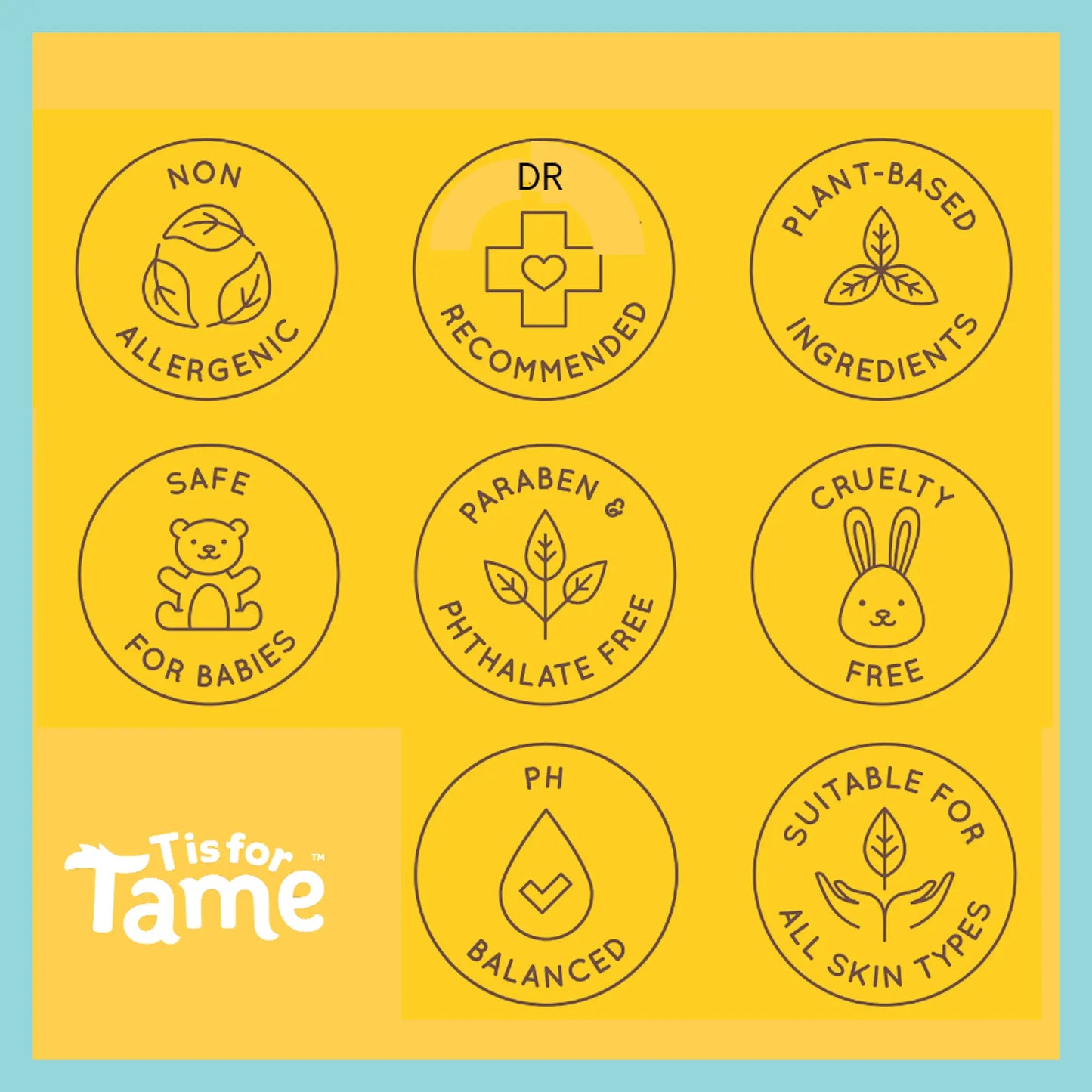 Hair Taming Cream for Kids, Natural, Anti-Frizz & Flyaways T is for Tame
