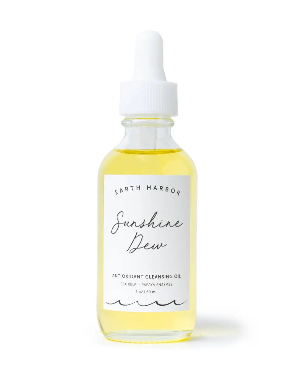 SUNSHINE DEW Cleansing Oil: Papaya Antioxidants + Enzymes Earth Harbor Naturals