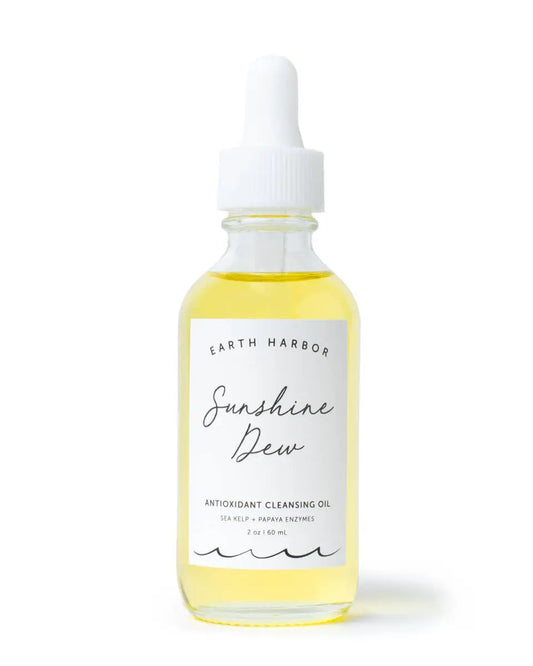 SUNSHINE DEW Cleansing Oil: Papaya Antioxidants + Enzymes Earth Harbor Naturals