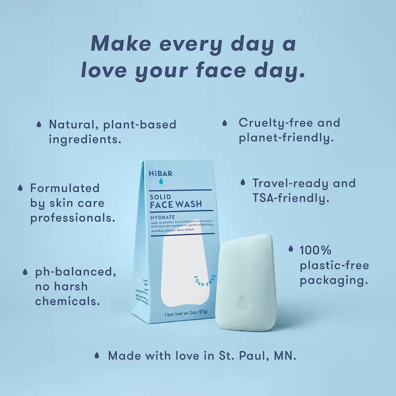 HiBAR Face Wash Hydrate HiBAR