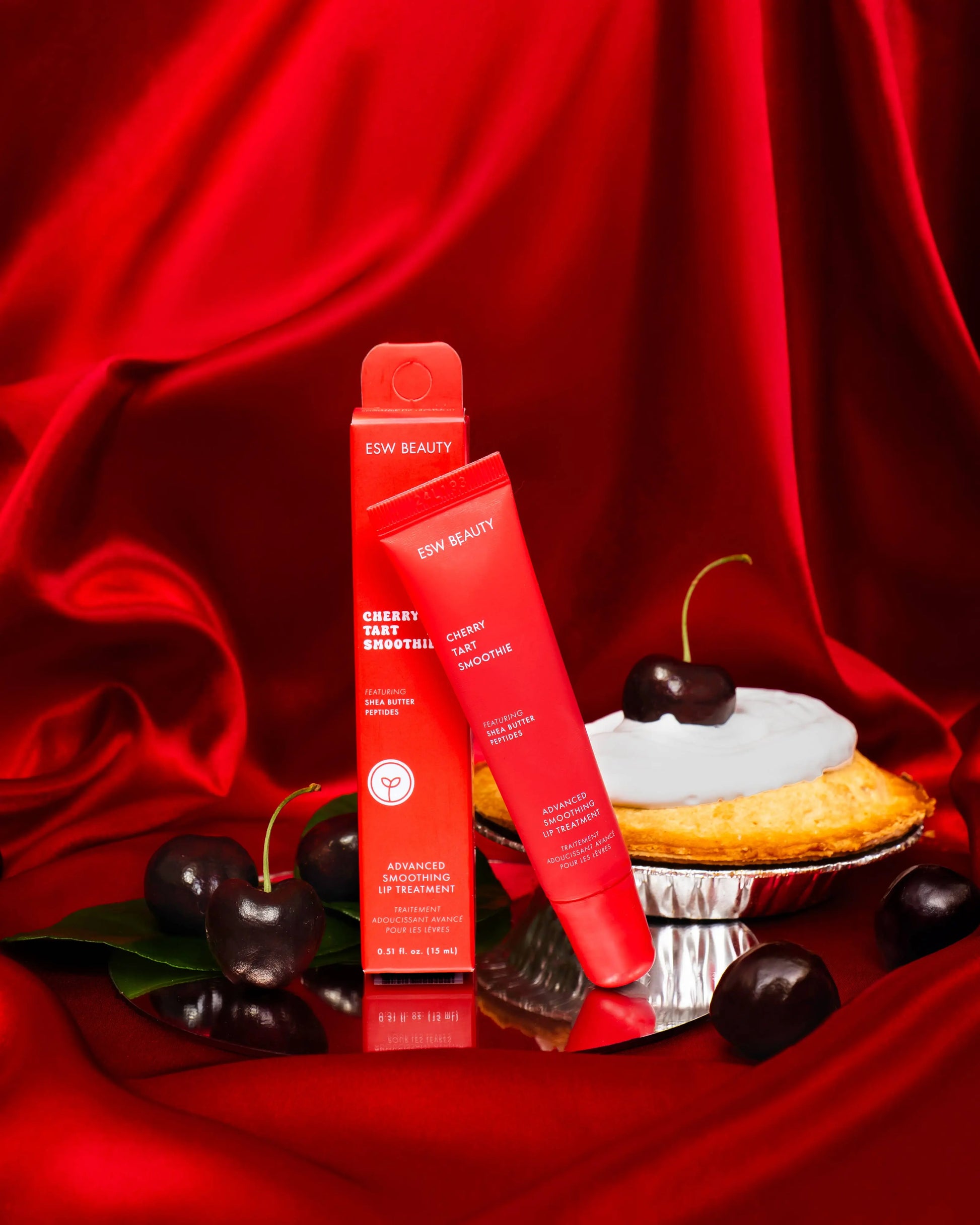 Cherry Tart Smoothie Advanced Smoothing Lip Treatment ESW Beauty