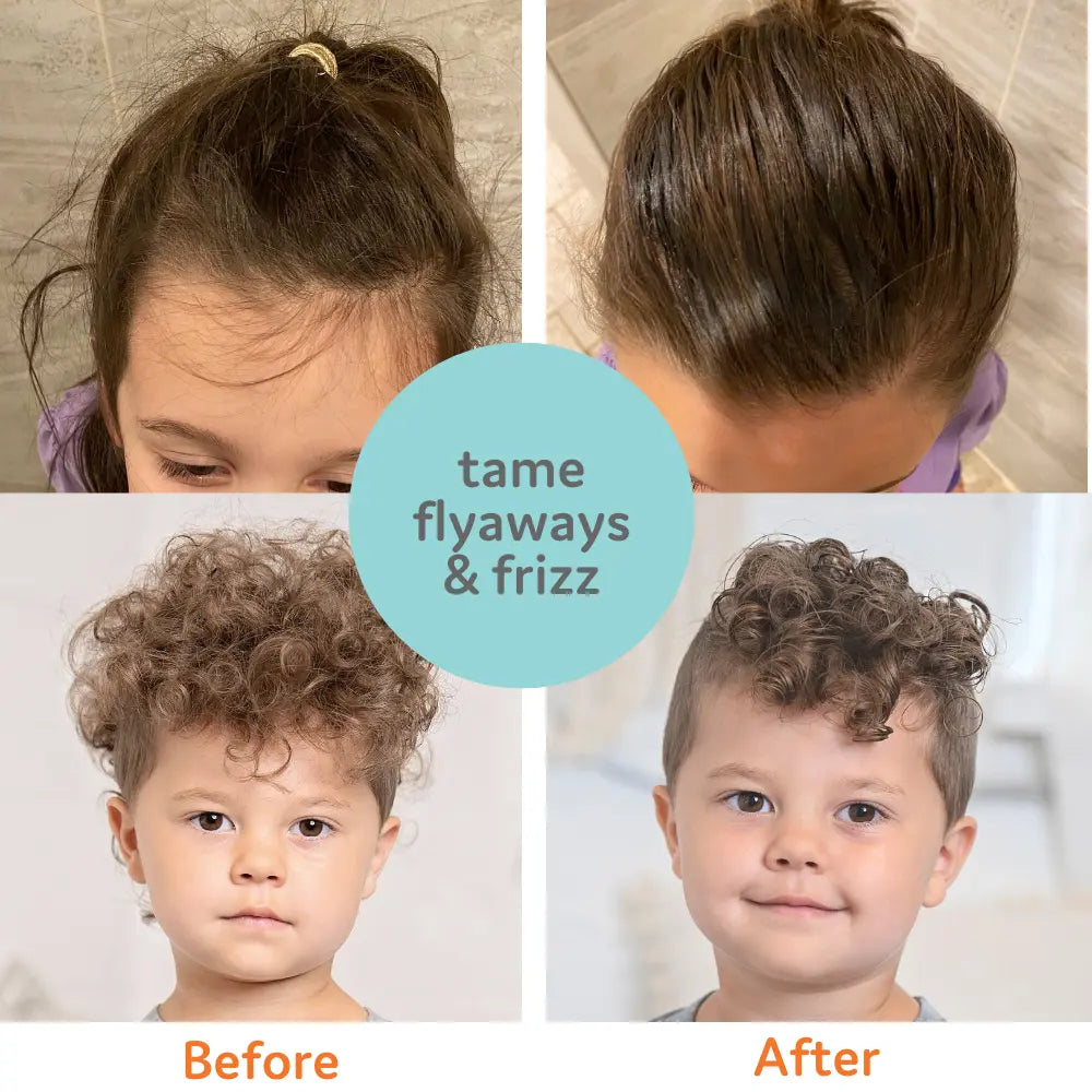 Hair Taming Gel for Kids with Vitamin E, Natural, Not Sticky T is for Tame