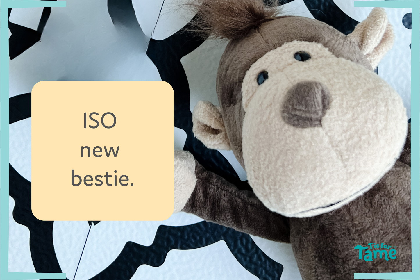 Theo, Stuffed Plush Monkey