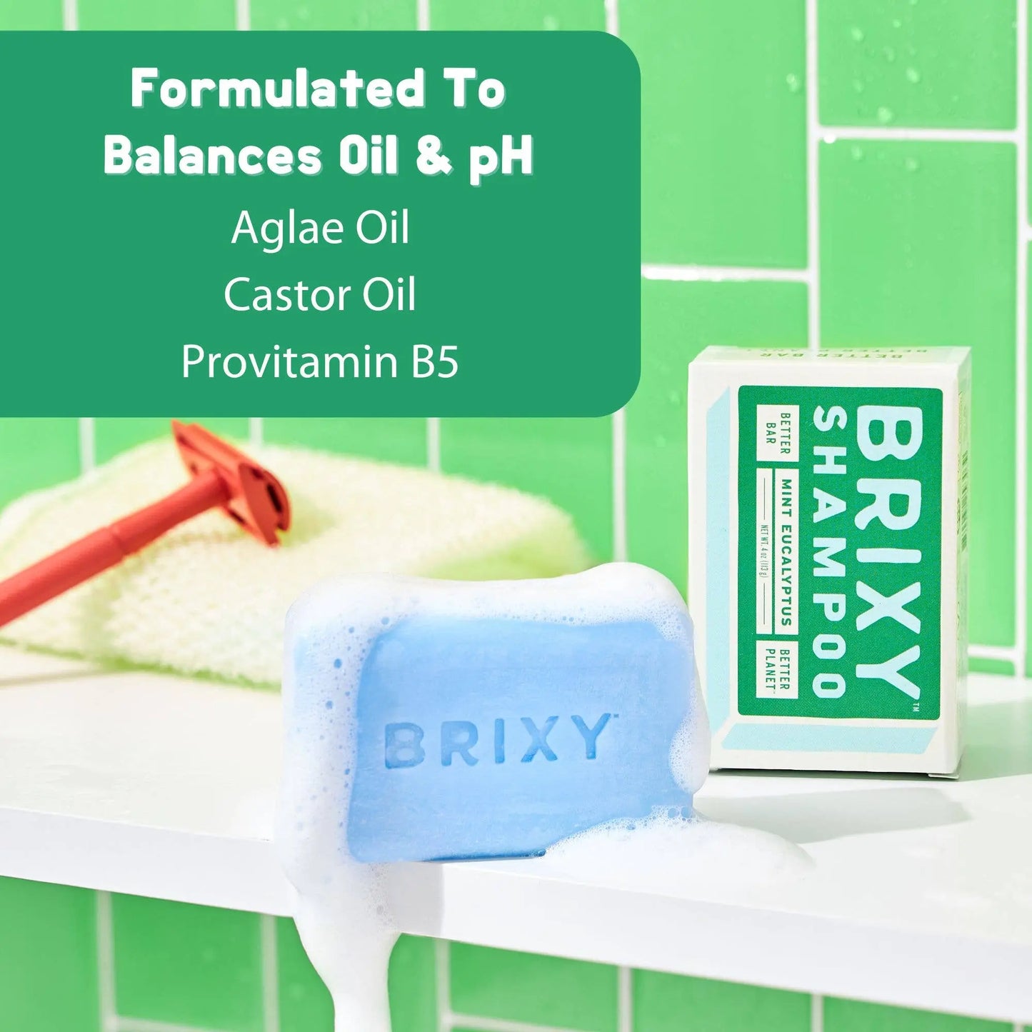 Balance Shampoo Bar For Oily Scalp | All Hair Types BRIXY