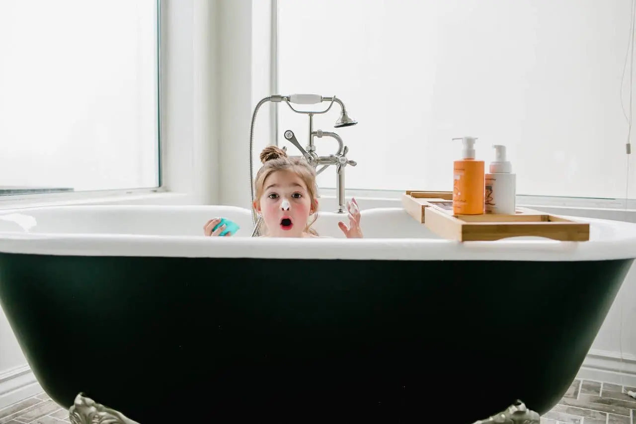 All-Natural Tangerine Shampoo, Body Wash & Bubbles Dabble & Dollop