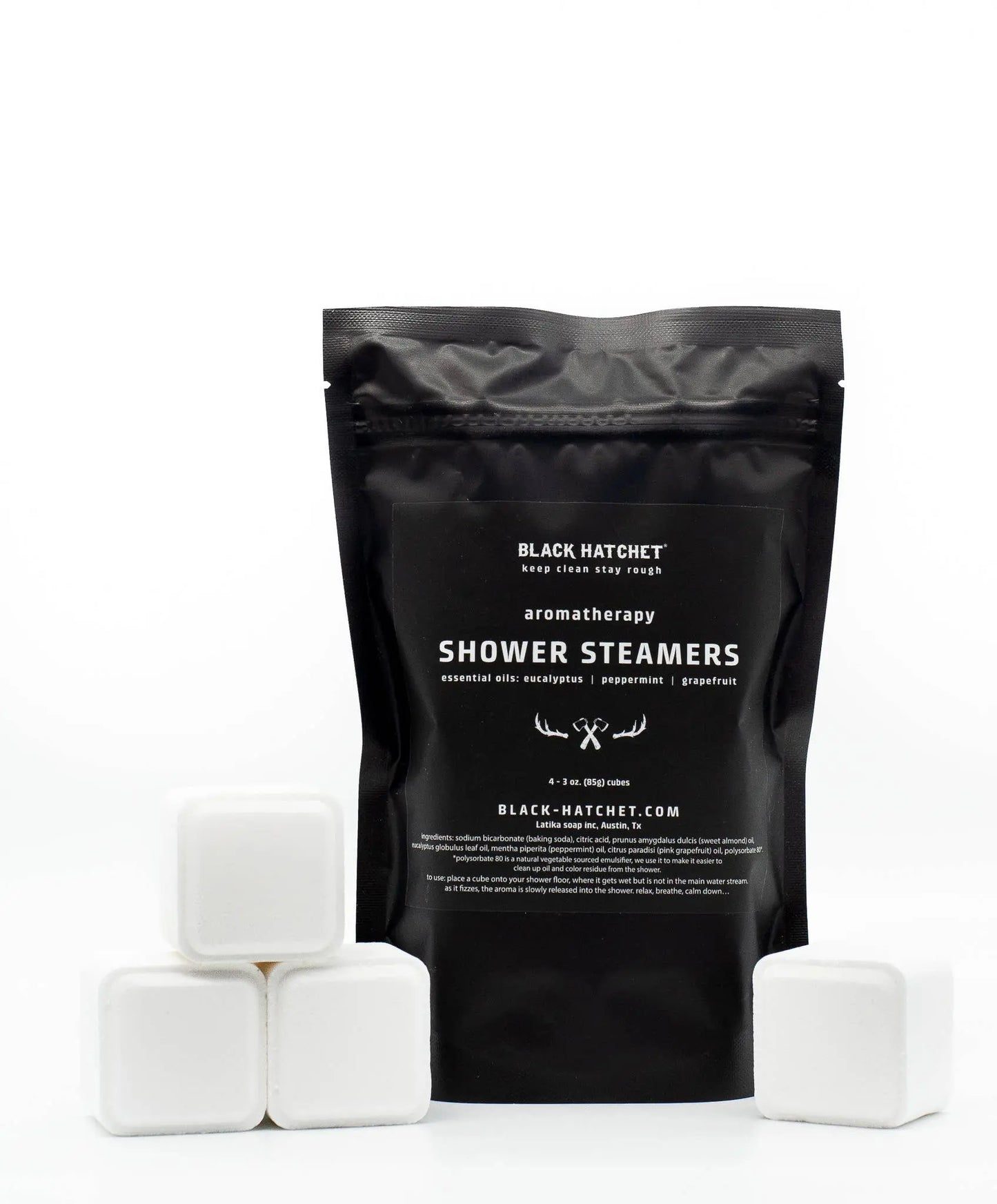 Black Hatchet Shower Steamers Latika Beauty