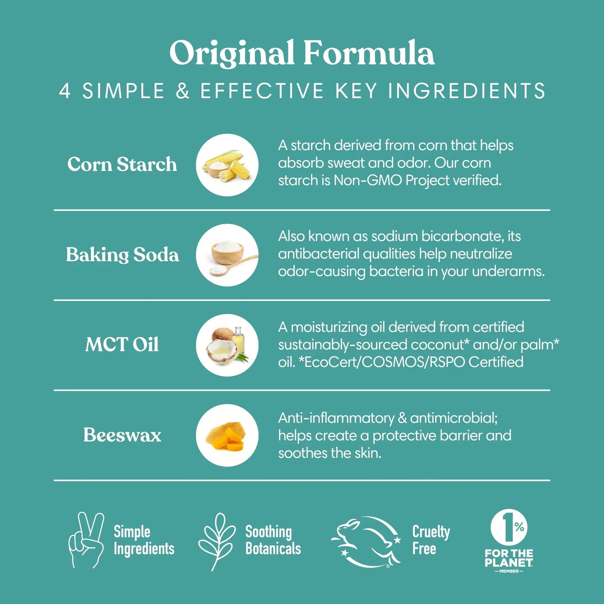 Texas Cedarwood & Grapefruit Original Deodorant Humble Brands, Inc.