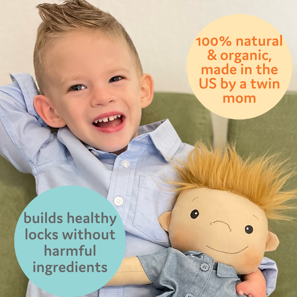 Hair Taming Gel for Kids with Vitamin E, Natural, Not Sticky