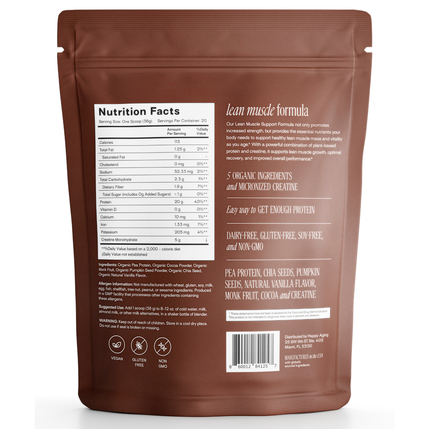 Lean muscle formula - Protein Powder (Chocolate)