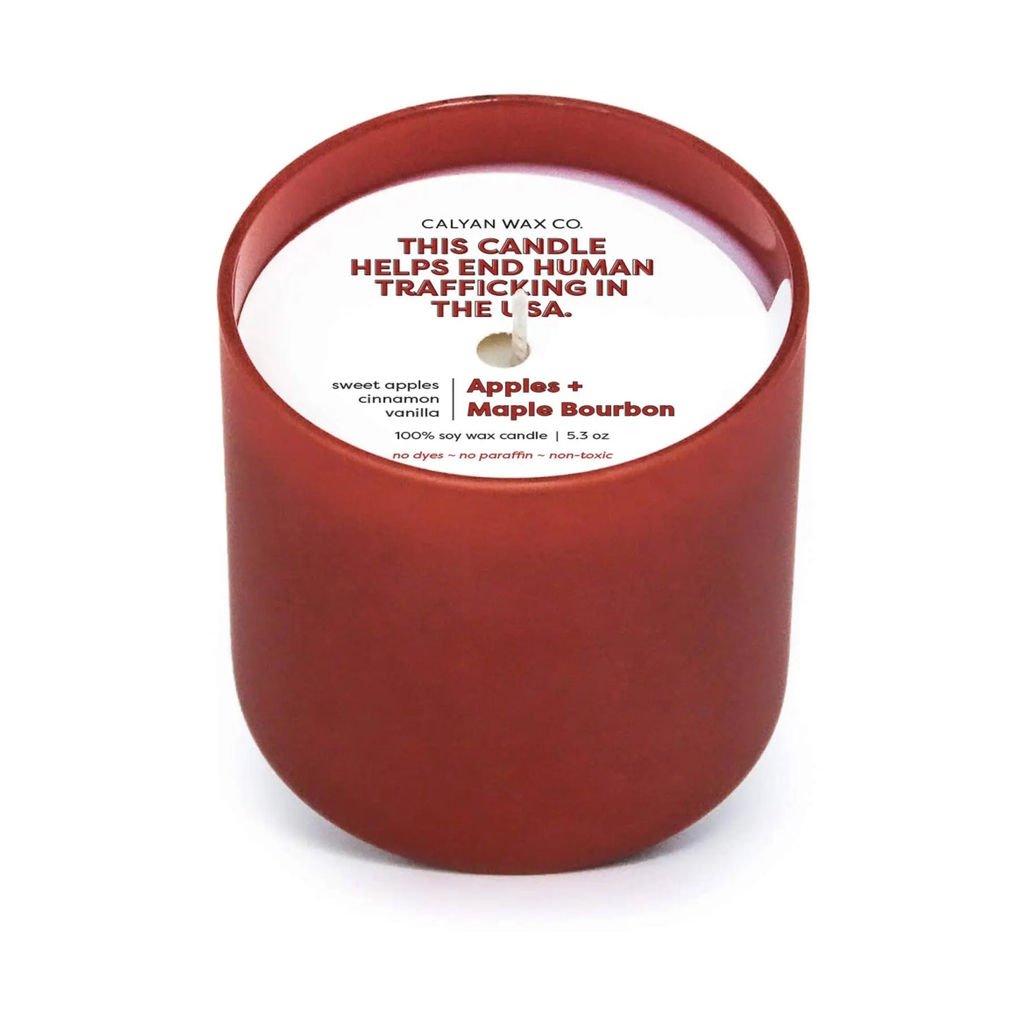 Apples + Maple Bourbon - Dignity Series Soy Candle Calyan Wax Co.