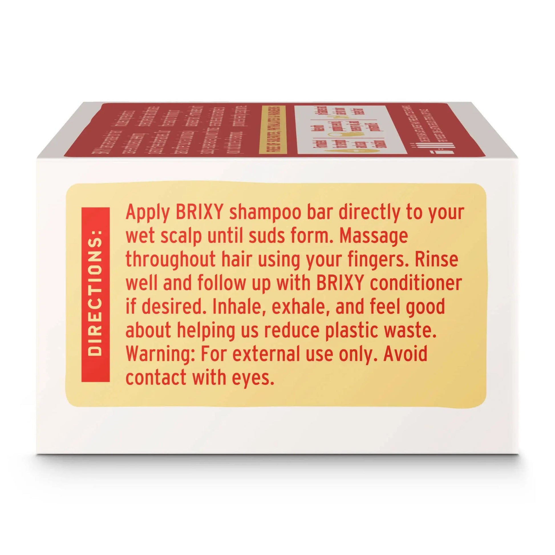 Strengthen Shampoo Bar For Thinning or Damaged Hair BRIXY