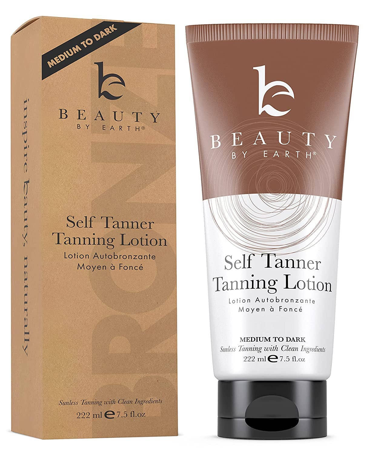 Self Tanner Body Lotion 7.5oz with Gradual, Natural-Looking Color for All Skin Tones