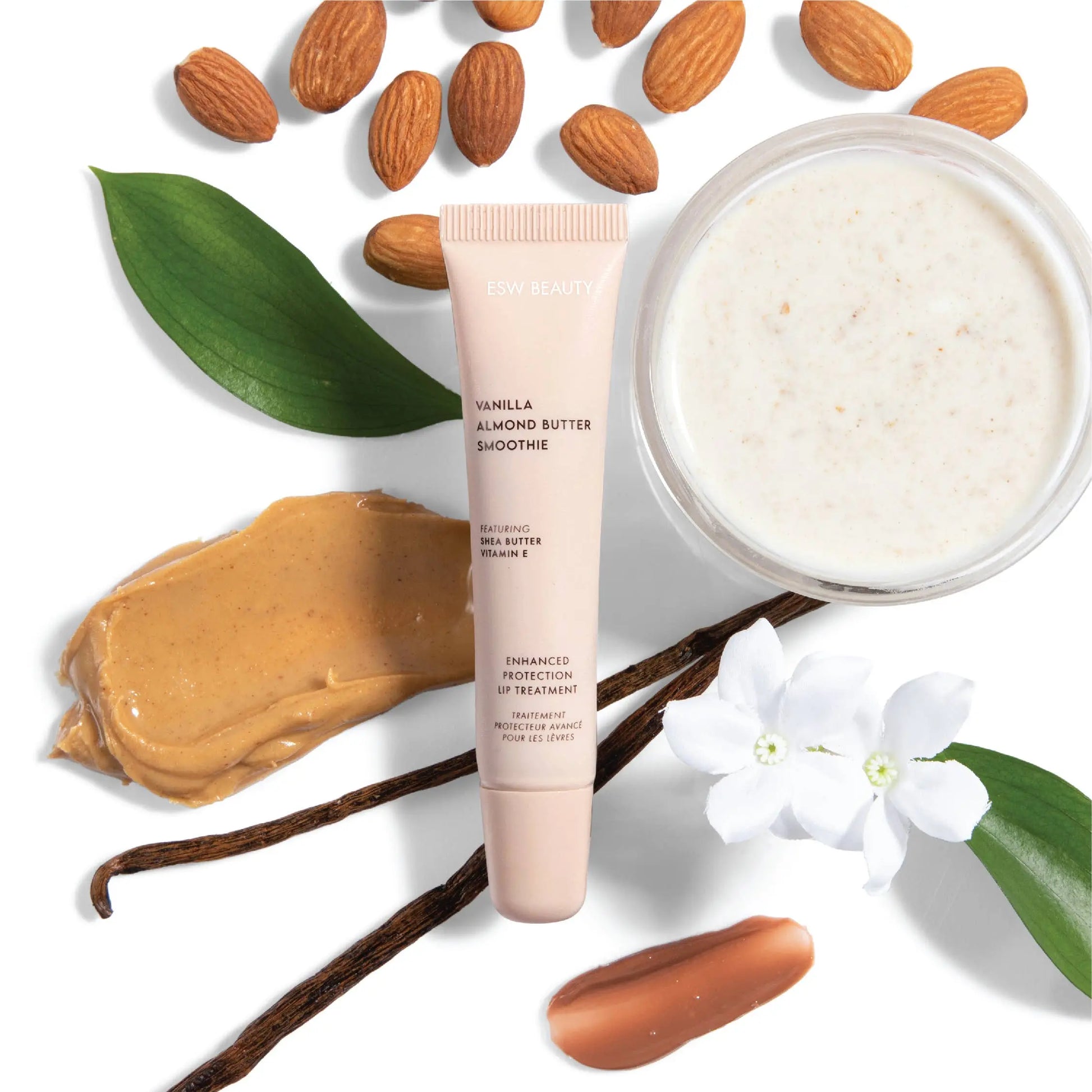 Vanilla Almond Butter Smoothie Protection Lip Treatment ESW Beauty