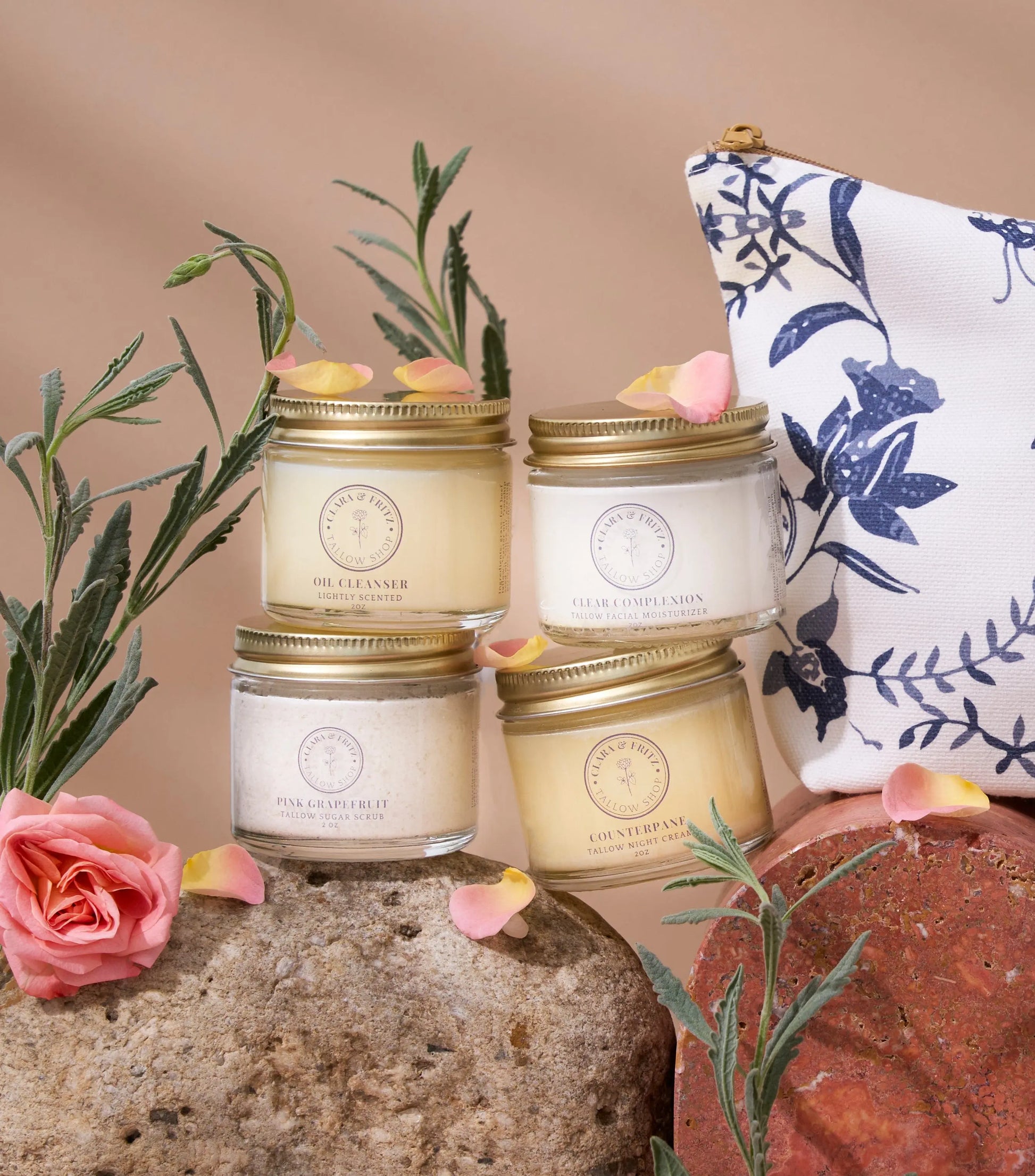 Clear Complexion Whipped Tallow Facial Moisturizer Clara & Fritz Tallow Shop