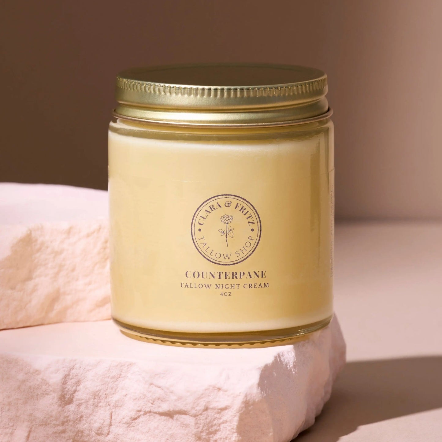 Counterpane Tallow Night Cream Clara & Fritz Tallow Shop